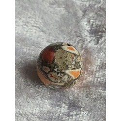 Stein Perle grau/orange