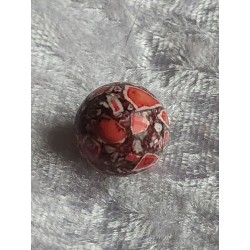 Stein Perle grau/rot