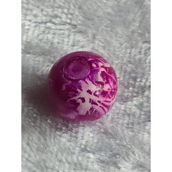 Stein Perle weiss/pink