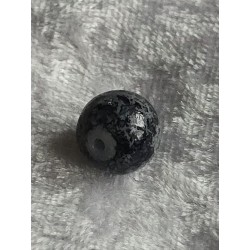 Stein Perle schwarz/grau