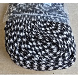 Paracord schwarz/weiss/grau