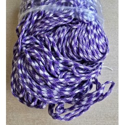 Paracord violette/weiss