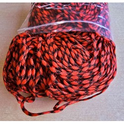 Paracord coralle/schwarz