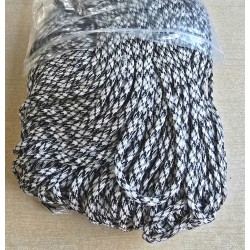 Paracord weiss/schwarz/grau