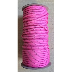 Paracord pink/grau
