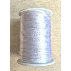 Satin Kordel weiss