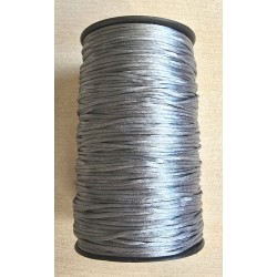 Satin Kordel hellgrau