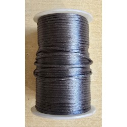Satin Kordel grau