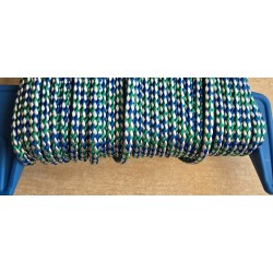 Polyester Kordel blau/grün