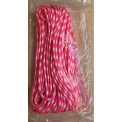 Paracord neon pink/weiss