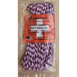 Paracord weiss/rosa/violette