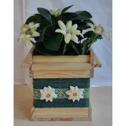 Klötzchen Laterne Edelweiss...