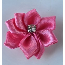 Stoff Blume pink