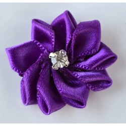 Stoff Blume violette