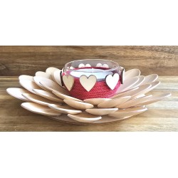 Holzlöffel Teelicht mittel...