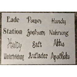 Schablone " Ladestation "