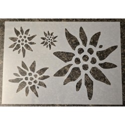 Schablone Edelweiss extra...