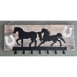 Garderobe Zwei Pferde