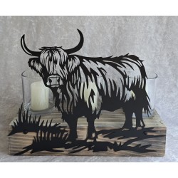 Teelicht Balken Hochlandrind