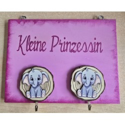 Kindergarderobe Elefant /pink