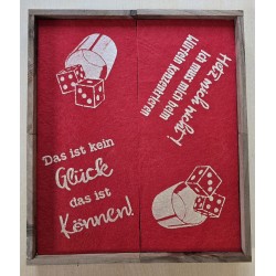 Würfelbrett rot