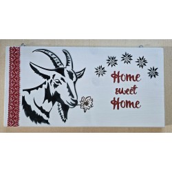 Schild "Home sweet...