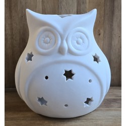 Ton Eule Teelicht weiss