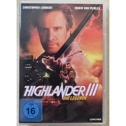 DVD " Highlander 3 Die...