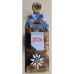 Kalender 2026 auf Brettchen...