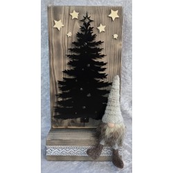 Schild stehend mit Metall...