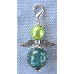 Perlen Engel türkis/hellgrün