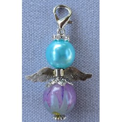 Perlen Engel türkis /bunt