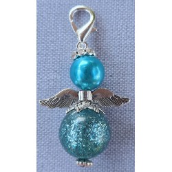 Perlen Engel türkis