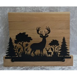 Servietten-Halter Hirsch Eiche