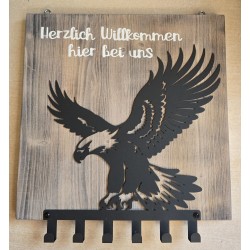 Garderobe Adler "Herzlich...