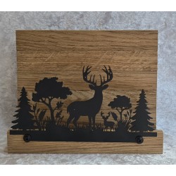 Servietten-Halter Hirsch Eiche