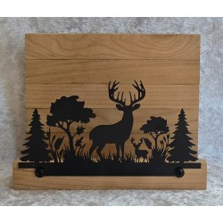 Servietten-Halter Hirsch Natur