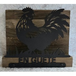 Servietten-Halter Hahn " EN...