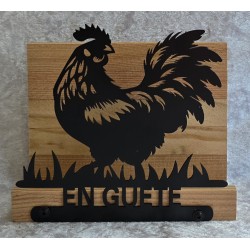 Servietten-Halter Hahn " EN...