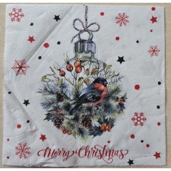 Serviette Weihnachts Kugel...