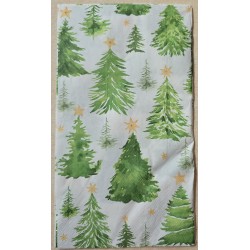Serviette Weihnachtsbäume