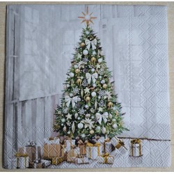 Serviette Weihnachtsbaum...