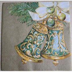 Serviette Weihnachts Glocken