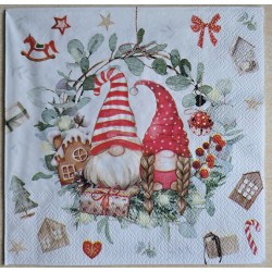 Serviette Wichtel...