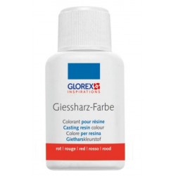 Giessharz Farbe rot