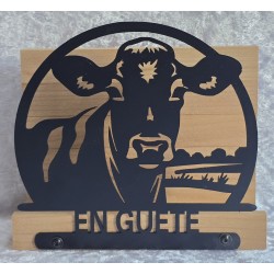 Servietten-Halter Kuh Kopf...