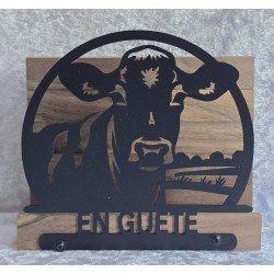 Servietten-Halter Kuh Kopf...