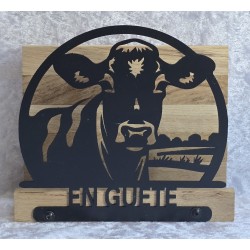 Servietten-Halter Kuh Kopf...