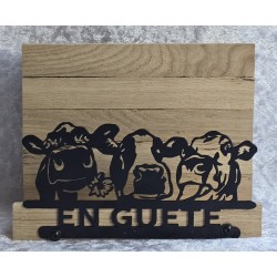 Servietten-Halter Drei Kühe...