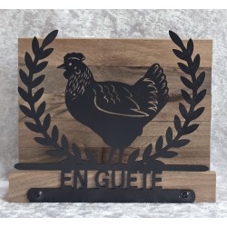 Servietten-Halter Huhn mit...